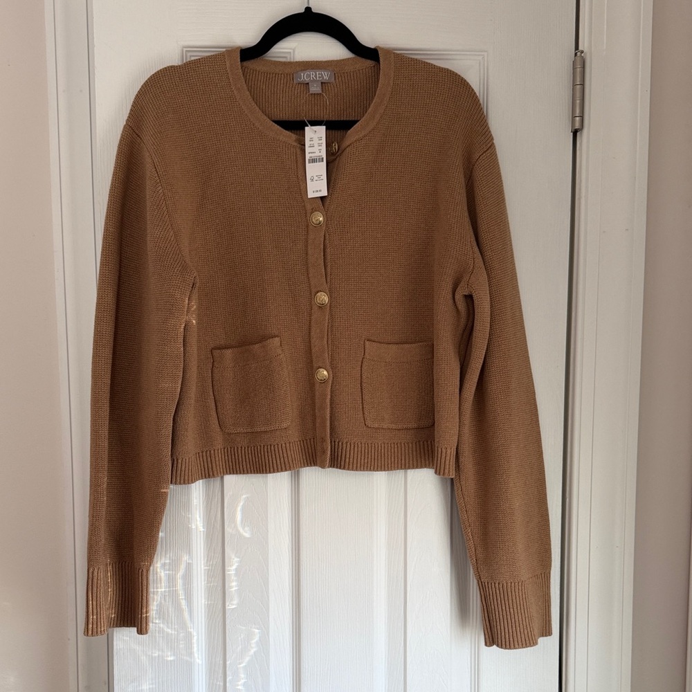 J. Crew Women's Brown Cardigan Sweater